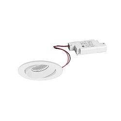 Lumi�re encastr�e IP20, scintillant, blanche gradable 7W 680lm 3000K 20-40� 20-40� CRI 80-89