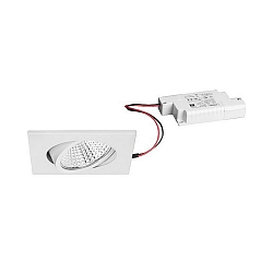 Lumi�re encastr�e IP20, blanche gradable 1230lm 20-40� 20-40�