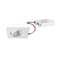 Lumi�re encastr�e LAKIL-S angulaire, pivotant, pour VDU, Dim-To-Warm, lot de 1 IP20