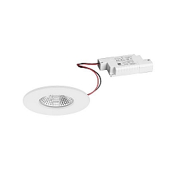 Eclairage d'ext�rieur encastr� BB20 rond, rigide IP65, couvert de poudre, blanc mat gradable