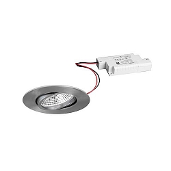 Eclairage d'ext�rieur encastr� BB23 rond, pivotant IP65, nickel gradable