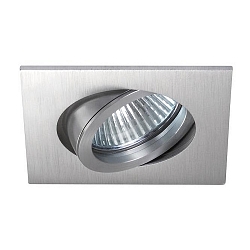 Downlight BB18 angulaire, Dim-To-Warm IP20, aluminium mat gradable