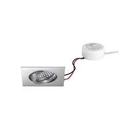 Lumi�re encastr�e TIRREL-S angulaire, pivotant IP20, blanche gradable 6W 680lm 3000K 38� 38� CRI >80