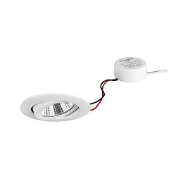 Downlight BB03 pivotant, dimmable IP20, blanche gradable