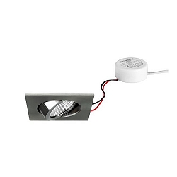 Downlight BB03 pivotant, dimmable IP20, nickel mat gradable