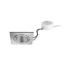 Downlight BB15 rigide, dimmable IP54, acier inoxydable gradable