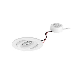 Lumière encastrée IP20, scintillant, blanche gradable 7W 680lm 3000K 20-40° 20-40° CRI 80-89