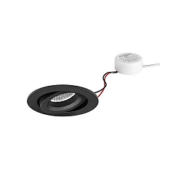 Lumière encastrée IP20, scintillant, noir   7W 680lm 3000K 20-40° 20-40° CRI 80-89