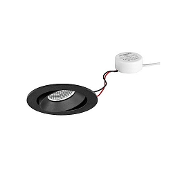 Lumière encastrée IP20, scintillant, noir   7W 680lm 3000K 20-40° 20-40° CRI 80-89