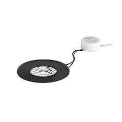 Lumière encastrée IP65, scintillant, noir  7W 620lm 3000K 20-40° 20-40° CRI 80-89