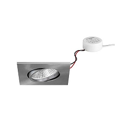 Lumière encastrée IP65, scintillant, nickel  7W 620lm 3000K 20-40° 20-40° CRI 80-89