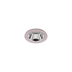 Plafonnier encastré APOLLO MICRO rond, direct IP20, argent gradable