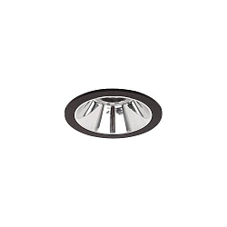 Plafonnier encastré APOLLO MINI rond, direct IP20, argent gradable