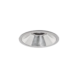 Plafonnier encastré APOLLO MIDI rond, direct IP20, argent gradable