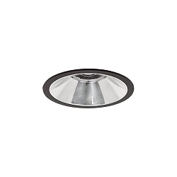Plafonnier encastré APOLLO MIDI rond, direct IP20, noir gradable