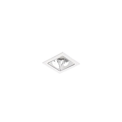Plafonnier encastré APOLLO MICRO carré, direct IP20, blanche gradable