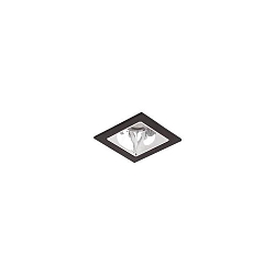 Plafonnier encastré APOLLO MICRO carré, direct IP20, argent gradable