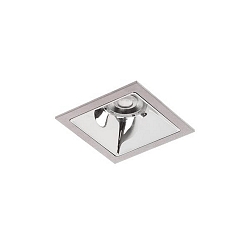 Lumière encastrée APOLLO MINI carré, commutable LED IP20, argent  9W 1201lm 3000K CRI 90-100