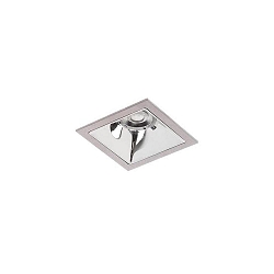 Plafonnier encastré APOLLO MINI carré, direct IP20, argent gradable