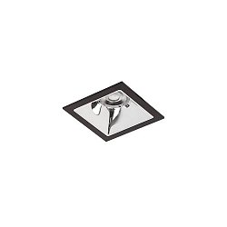 Plafonnier encastré APOLLO MINI carré, direct IP20, noir gradable