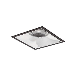 Plafonnier encastré APOLLO MAXI carré, direct IP20, argent 