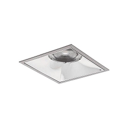 Plafonnier encastré APOLLO MEGA angulaire, direct IP20, argent 