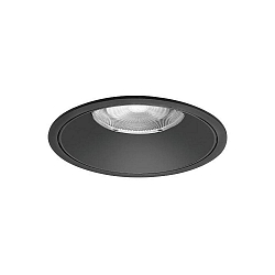 Plafonnier encastré DIOS MAXI rond, direct IP20, argent 
