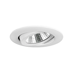 Downlight BB03 rond, pivotant IP20, blanche gradable