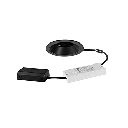 Plafonnier encastr� BINATO pivotant, rotatif, direct IP20, noir gradable