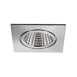 Downlight BB16 angulaire, contr�lable par DALI IP54, acier inoxydable gradable