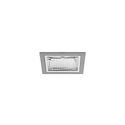 Plafonnier encastré APOLLO MINI carré, direct IP20, argent 