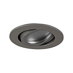 Haut-parleur rond, pivotant, titane
