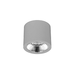 Downlight APOLLO MAXI rond, contr�lable par DALI, � facettes IP20, couvert de poudre, argent gradable