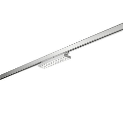 3-phase spot BALI MINI S 97�/91� DALI-2 - 29.4CM rotatable, DALI controllable, with lens optics IP20, silver matt dimmable