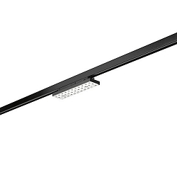 3-phase spot BALI MINI AS 75�/76� DALI-2 - 29.4CM rotatable, DALI controllable, with lens optics IP20, black matt dimmable