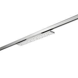 3-phase spot BALI MIDI S 97�/91� DALI-2 - 58.7CM rotatable, DALI controllable, with lens optics IP20, silver matt dimmable