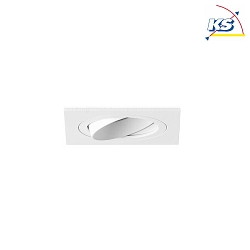Recessed unit for LED modules, square, IP20, max. 14W, excl. driver, structured white
