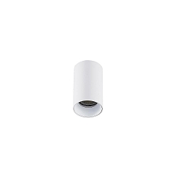Downlight TOMEK � 1 flamme, cylindrique, version pour montage en surface GU10 IP20, blanc mat gradable