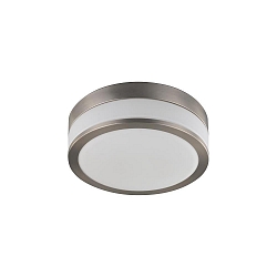 Applique et plafonnier EREVAN Ø 23CM à 2 flammes E27 IP44, nickel mat gradable