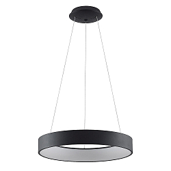 pendant luminaire GEORGA 2CCT DIM CCT Switch, ring shape IP20, black matt dimmable