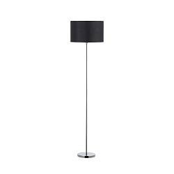 floor lamp with shade E27, brown, white dimmable
