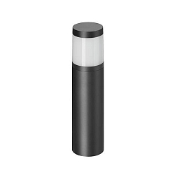 Borne d'éclairage STICK rond, commutable LED IP65, noir 