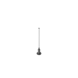 Lampe à piquet de terre VITI petit, rayonnement latéral, commutable IP65, couvert de poudre, gris graphite 