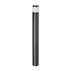 Borne d'éclairage STICK rond, commutable LED IP65, noir 