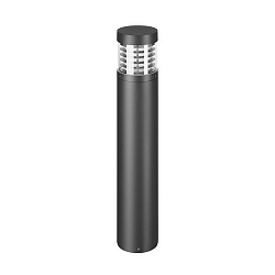 Luminaire borne ZAGAMI IP54 cylindrique, commutable LED IP54, gris graphite 