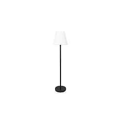 Lampadaire d’extérieur BIOKO E27 IP65, gris, couvert de poudre gradable