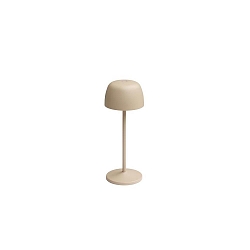 Lampe de table à accu ROSS IP54, couleur sable gradable