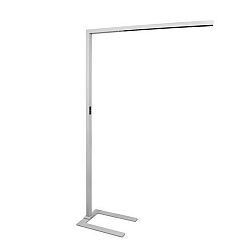 Lampadaire BEVON avec d�tecteur de mouvement LED IP20, argent