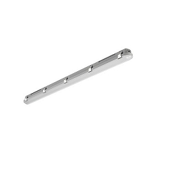 Luminaire pour locaux humides HUMID ONE - 119CM commutable, multipower, câblé en continu IP65, gris 