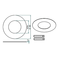 Adaptateur, chrome